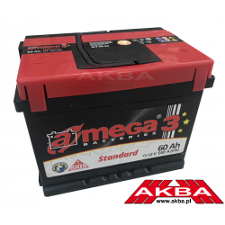 Akumulator AMEGA Standard M3 12V 60Ah 540A